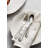 French Perle White 4-Piece Dinner Plate Set