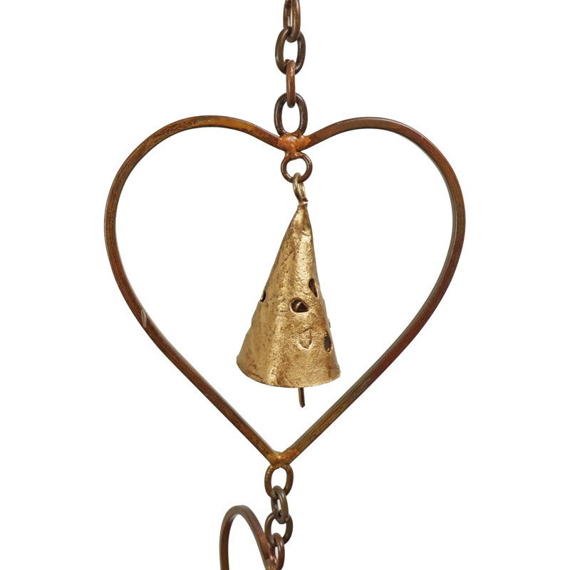 Chaîne cardiaque avec cloche de pluie Luper