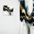 Armutalan - Abstract Geode Marble White And Gold III - Abstract Marble Curtain - Velvet Room Darkening - 1 panel-932311698