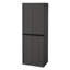 Armoire de rangement réglable à 4 tablettes avec portes Sterilite, gris 01423V01