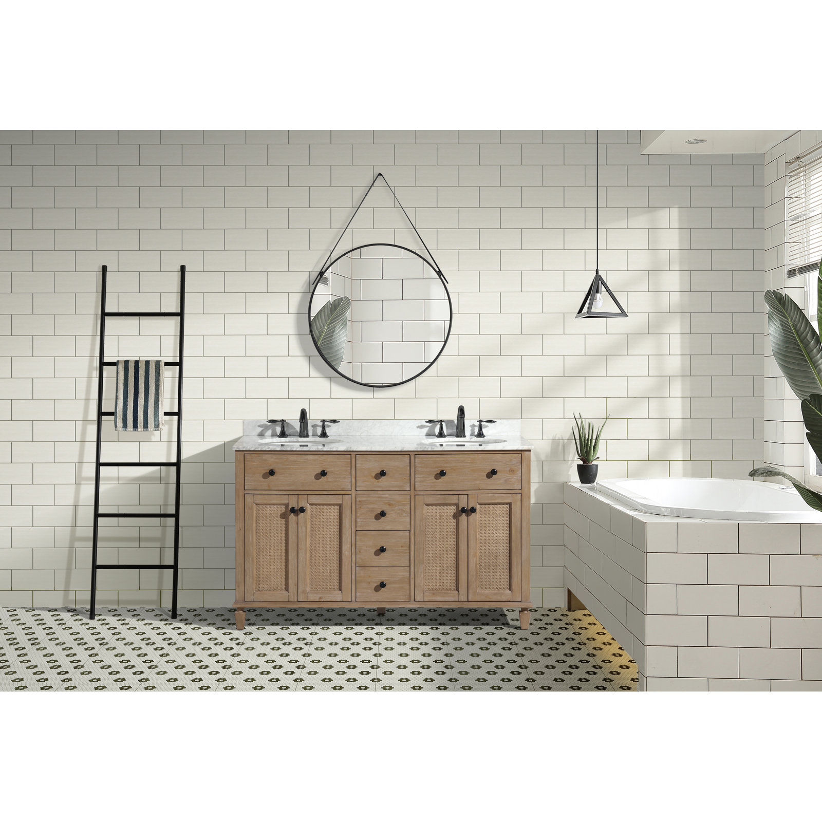 Annie 55'' Double Bathroom Vanity