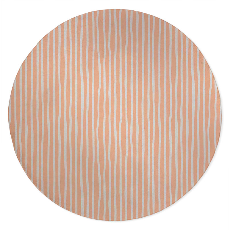 Ribbon Play Kids Play Mat, Peach/Orange
