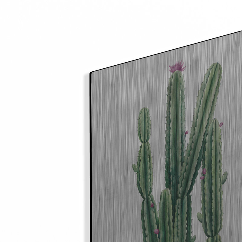 «Desert Blooms II» par Grace Popp, art mural en métal, 16 po x 24 po, H 16 po x l 12 po