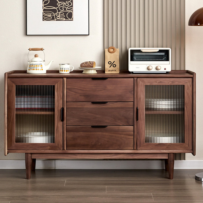 Armoire latérale de rangement minimaliste et multifonctionnelle, 34,65 po H x 70,87 po L x 15,75 po P