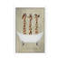 Giraffes In Bathtub by Coco De Paris - Wrapped Canvas Print-56674037-32981695