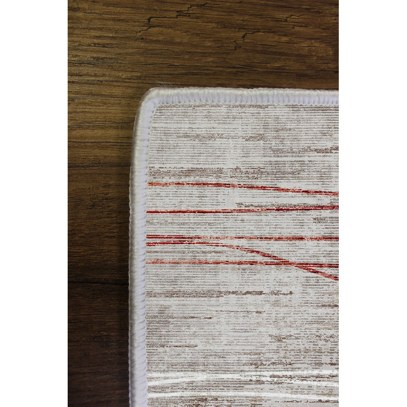 Tapis élégant, gris, 4,6 x 7,2 pieds | 100% polyester, 650 g / m² | Pois antibactérien, écologique et antidérapant en PVC | Lavable à la machine, imprimé numérique, parfait pour le salon et la chambre à coucher