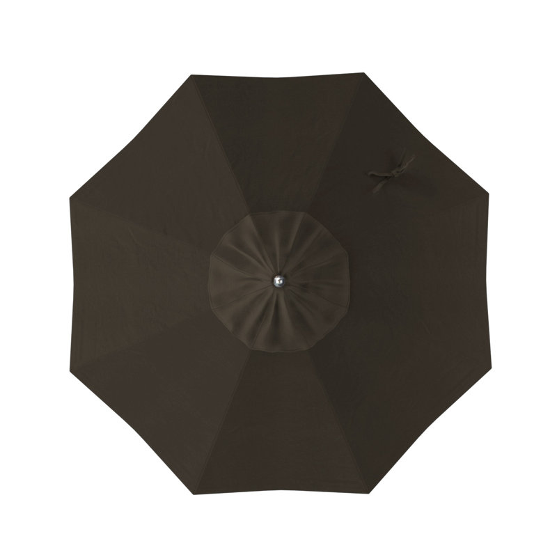 Parasol de marché 9 pi Thorton, 7'6", Sunbrella® mangue rayé Dolce