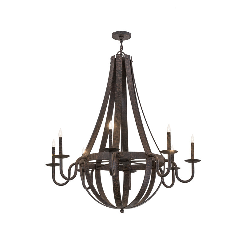 Rustic Lodge 8 - Light Chandelier