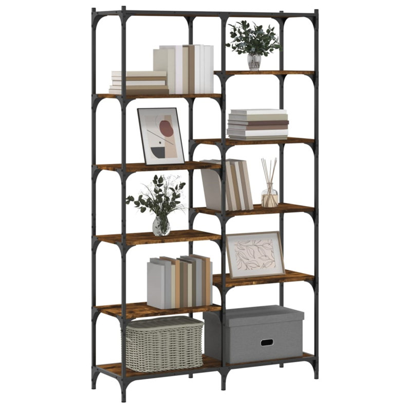 Aleem 170cm H x 100cm W Metal Standard Bookcase