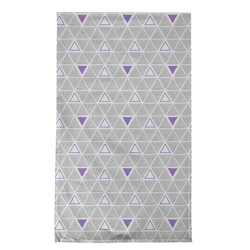 Jordao Tea Towel Kitchen Towel, Gray/Violet, Poly Twill