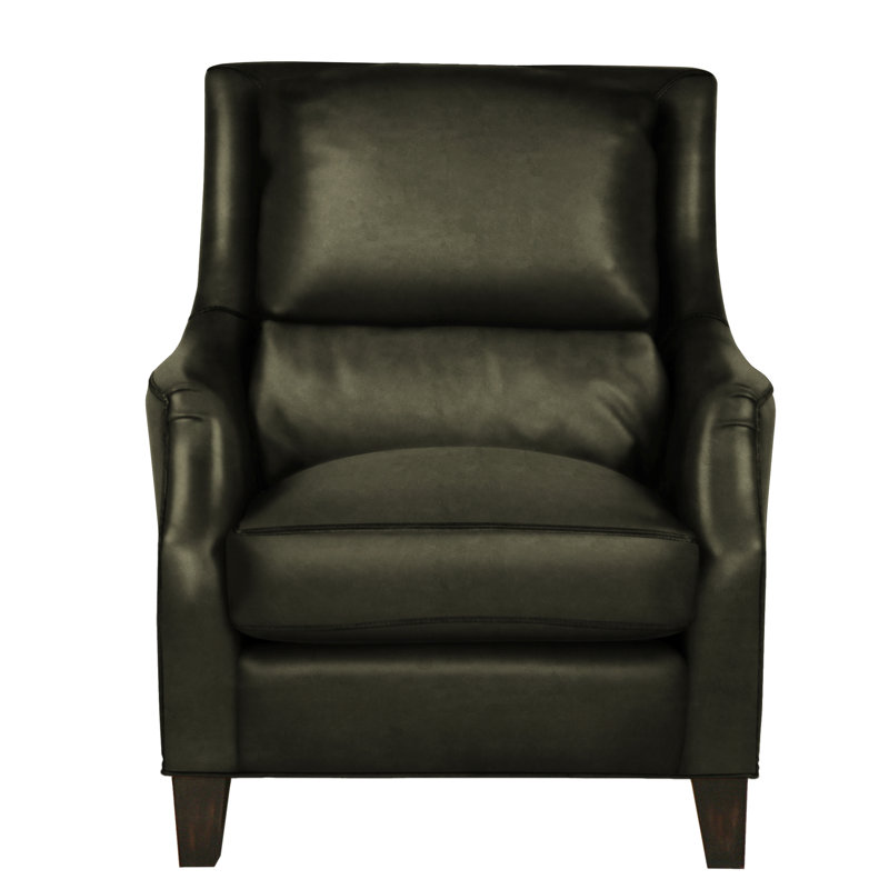 Savoy Leather Armchair, Wolf (Cartier), Nutmeg