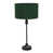 Black Base/Forest Green Shade