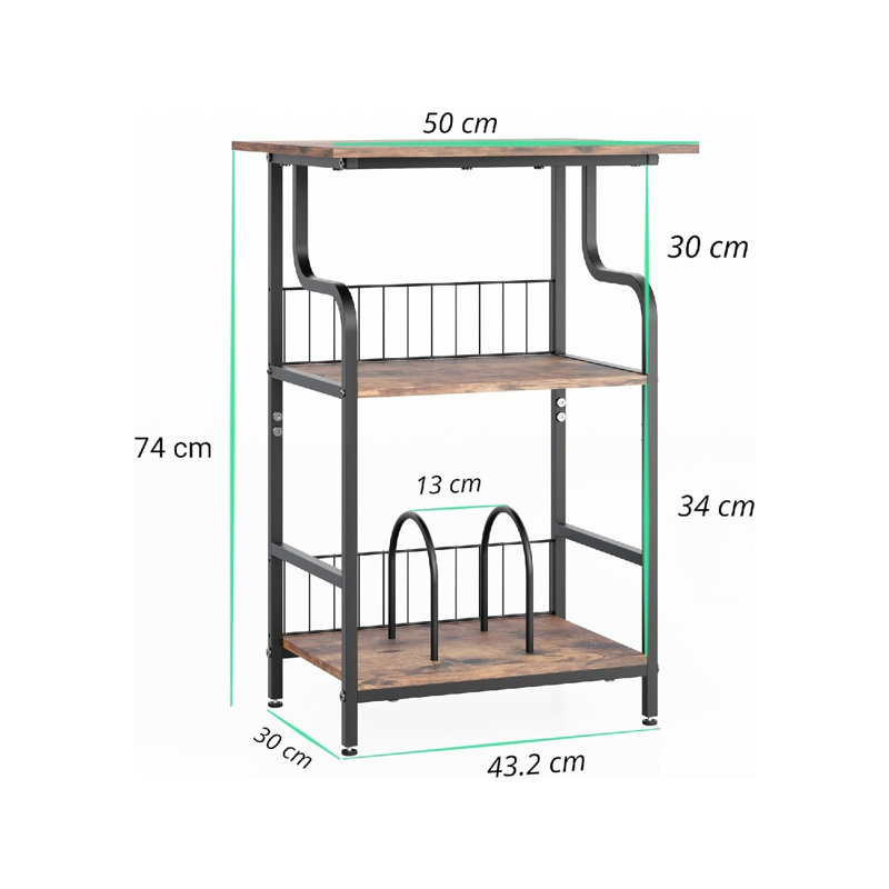70cm H Media Shelves