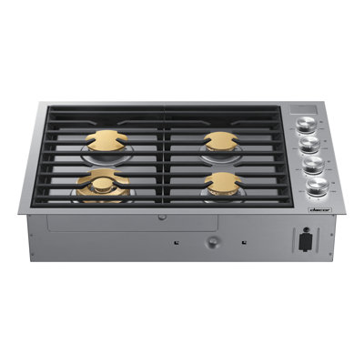 30" Gas Cooktop 4 Burners, Flush, Contemporary, NG/LP