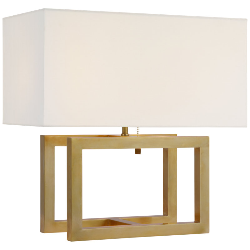 Galerie Table Lamp, Antique Brass