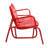 Arbaaz Steel Outdoor Glider Bench-1741961035