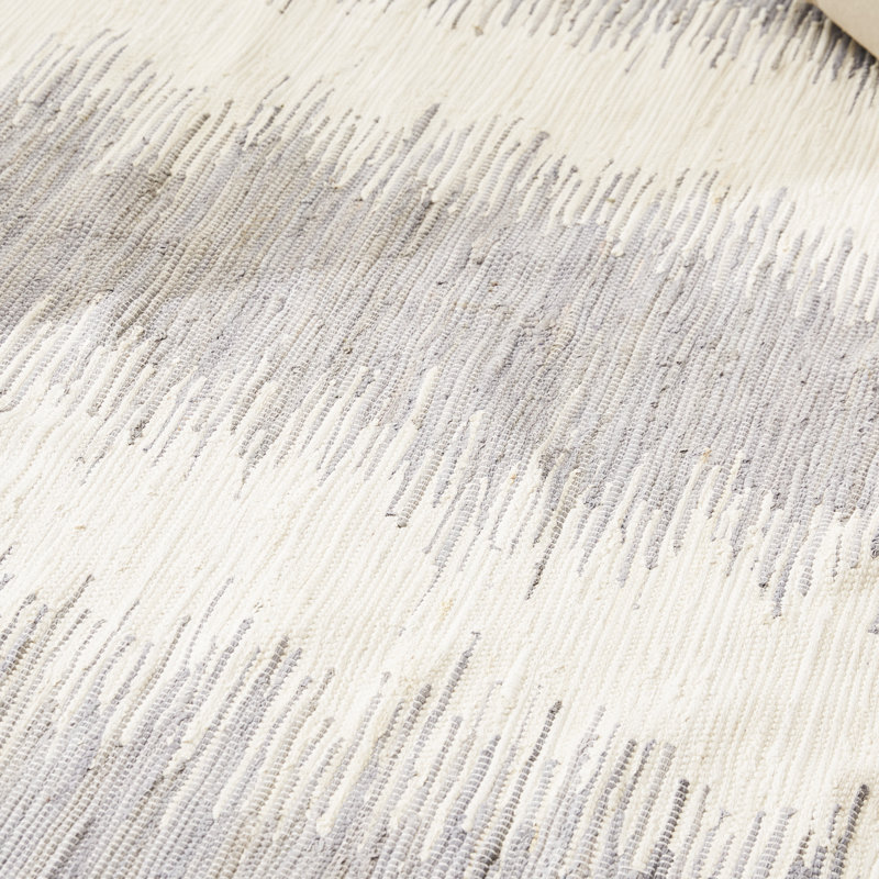 Cayman Hand Woven Cotton Striped Rug, Rectangle 2'6" x 4'