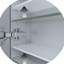 48 po Armoire à pharmacie large en aluminium à fixation en surface avec temps / température, 30 po - miroir anti-brouillard-1429081248