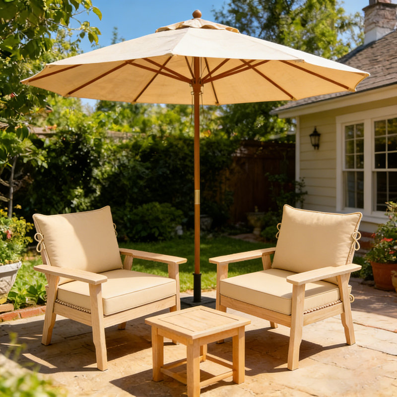 Fade Resistant Outdoor Chair Cushions Set Of 2, Deep Seat Patio Cushions 28.5 X 28.5 With Removable Cover, 28D High Resilience Foam Replacement Outdoor Seat Cushions With For Sofa, Adirondack Chair, Sectional,Khaki