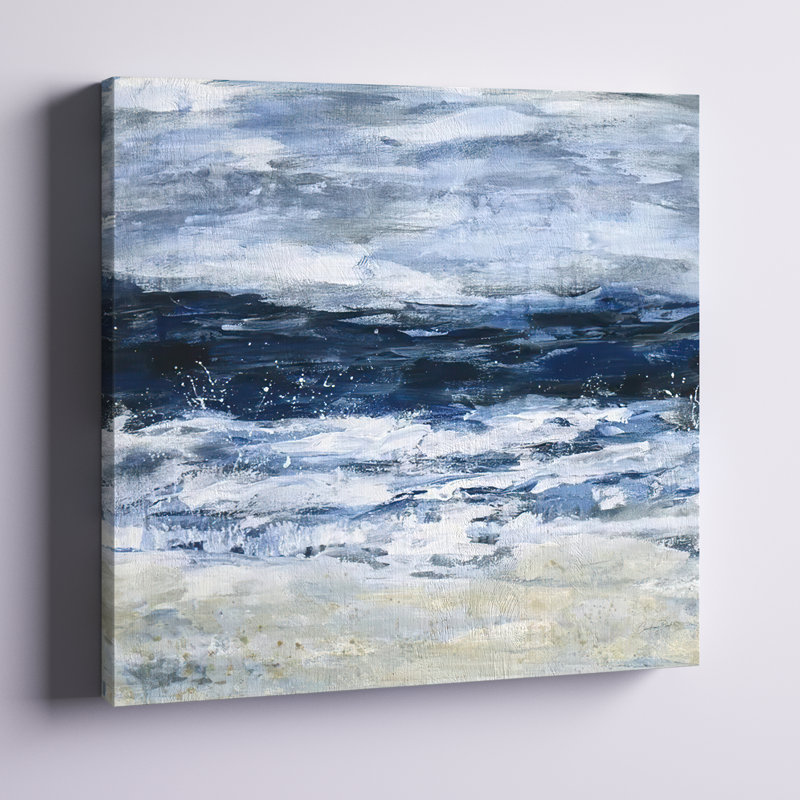 «Seaside Escape II» par Courtney Prahl - reproduction d'art sur toile, H 48 po x l 48 po x P 1,25 po, Toile tendue