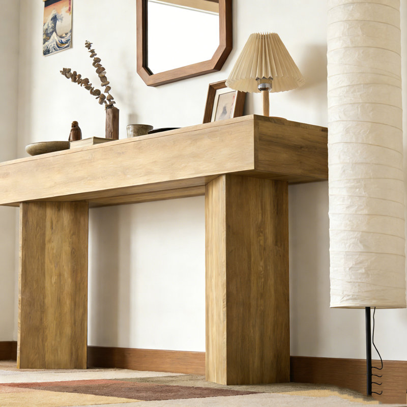Rustic Side Table,Compact Console Table