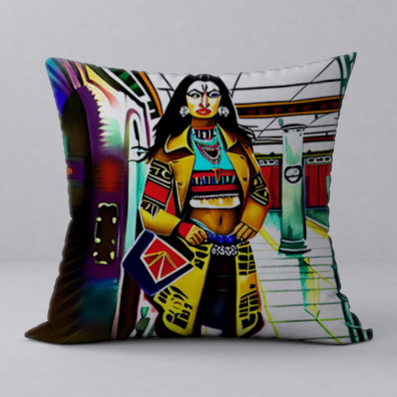 Reversible Throw Pillow