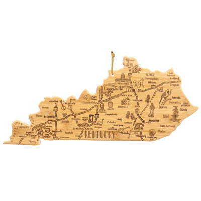 Destination Kentucky Bamboo Cutting & Serving Board