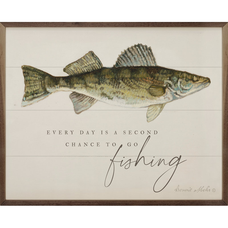 Fishing II By Bonnie Mohr, 24" H x 30" W