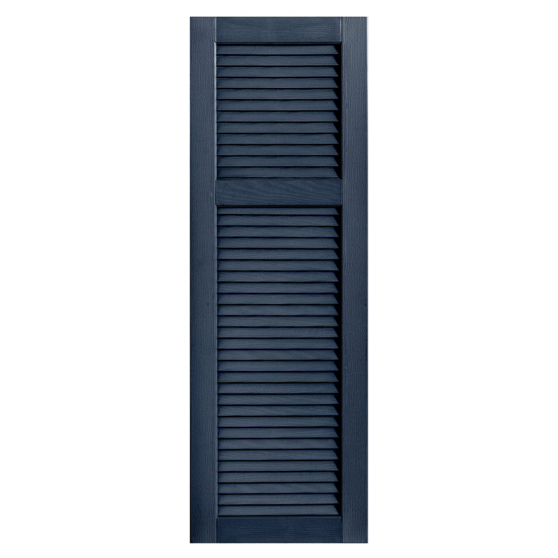 Paire de volets à persienne droite, Royal, 16 po, 51 po