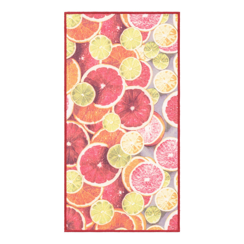 Tapis intérieur / extérieur Jill Zarin Antigua, Tapis de couloir 2 pi x 3 pi 11 po