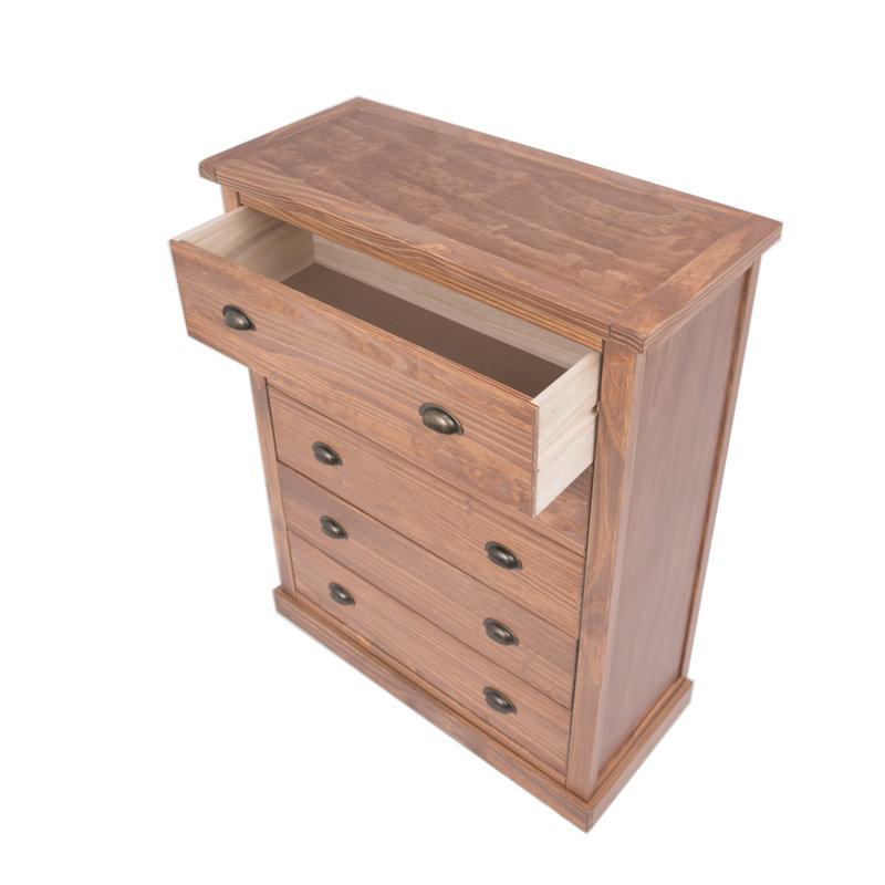 Myhre 90cm W 5 - Drawer Chest of Drawers