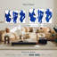 Rayures bleu marine abstraites Avery-108084184