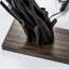 Lampe de table noire de fantaisie 18,9" Ismene