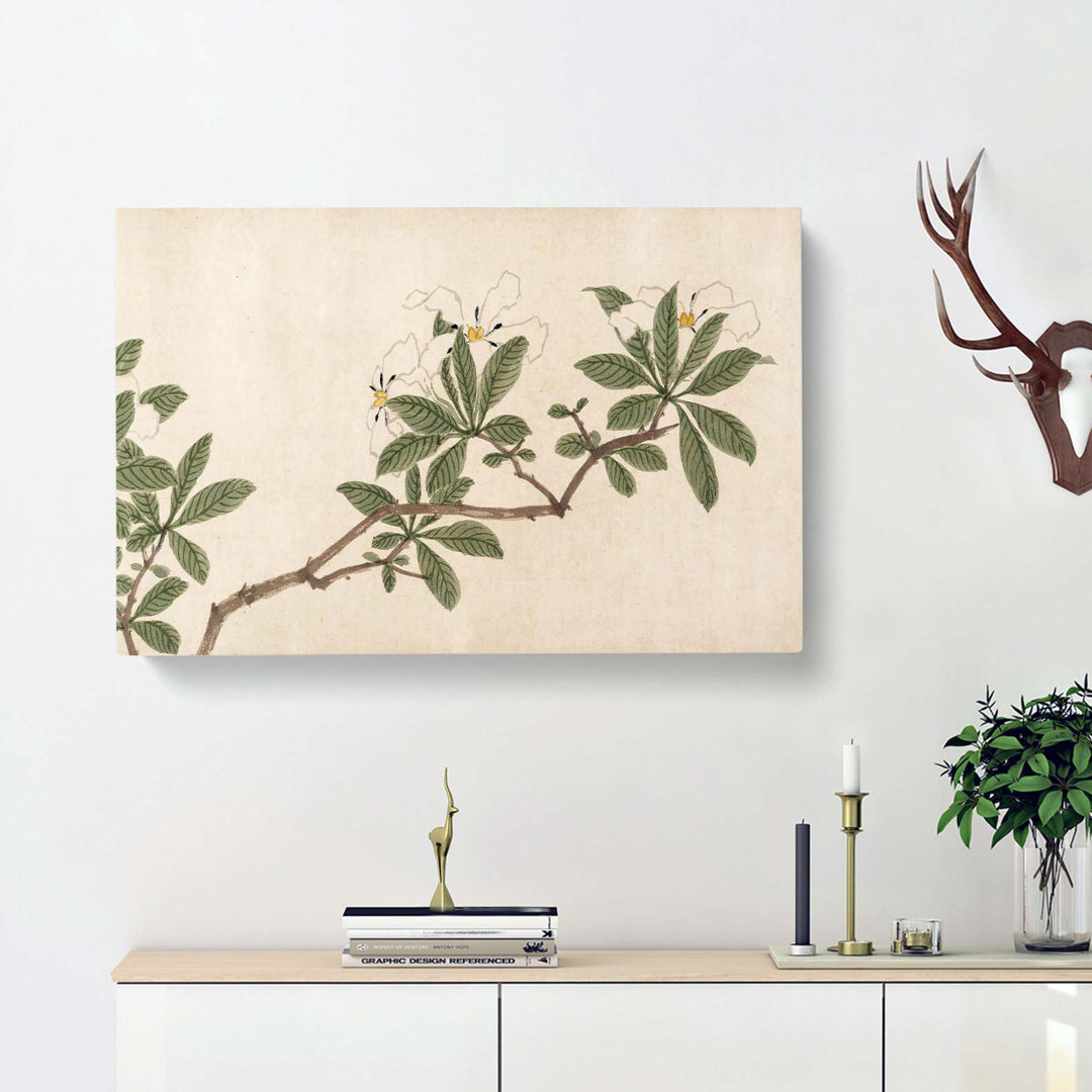 Flowers Of The Four Seasons Vol.3 by Shen Zhou - Wrapped Canvas