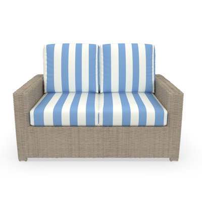 Outdoor Loveseat With Sunbrella Cushions by Birch Lane