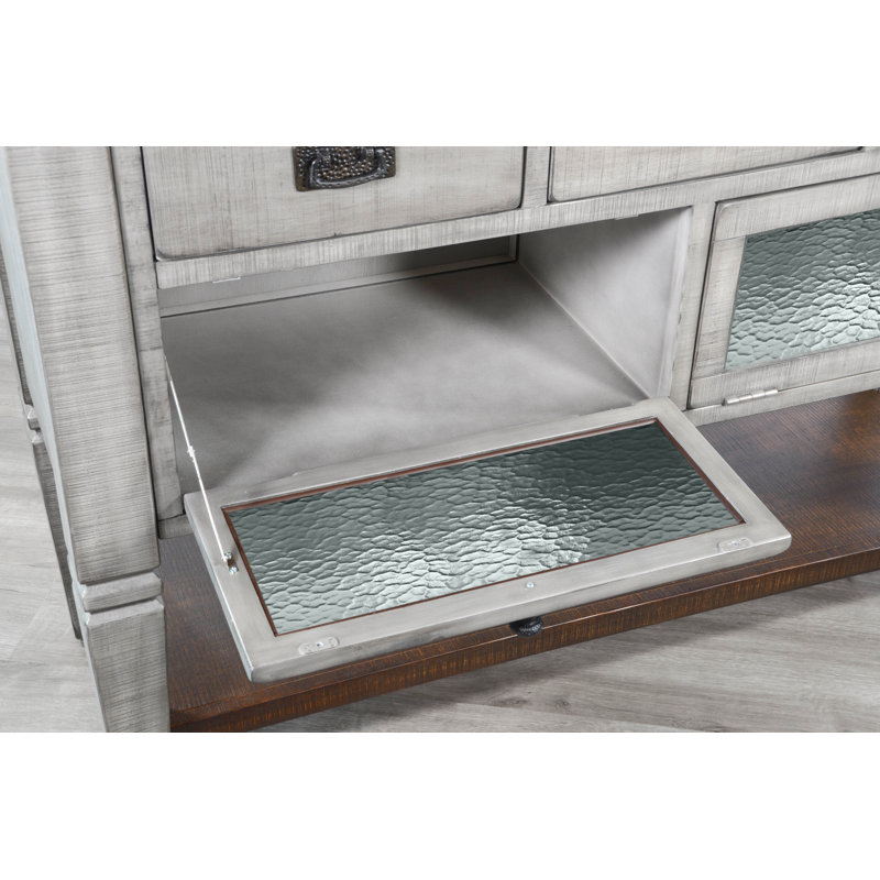 Buffet bas, Gris alpin / brun