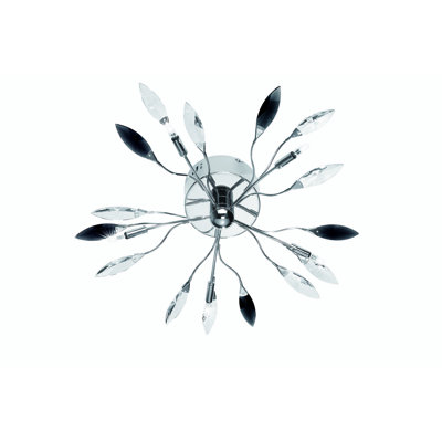 Crystal Semi Flush Mount