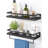 Comsouth 2 Piece Solid Wood Floating Shelf with Towel Bar-99063555