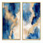 «Blue and Gold Marble Clouds VI», 2 pièces sur toile-1998192516-1998192521