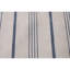 Canapé 1 place à rayures bleues et blanches, accoudoirs arrondis, siège en coton PP, rembourrage à ressorts, coussin amovible, structure en pin multicouche, pieds en bouleau, profondeur 79,7 cm, hauteur 87,4 cm, garnissage en mousse