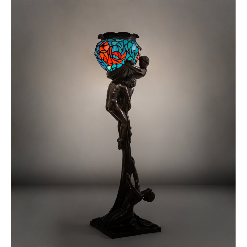 Meyda Tiffany & Stained Glass Torchiere Table Lamp