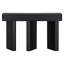 Space-saving Modern Painted Mdf Console Table For Entryway Or Living Room With Geometric Legs And Storage