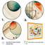 «Warm Minimalist Circular Abstract II», peinture sur toile-140564772-140564763