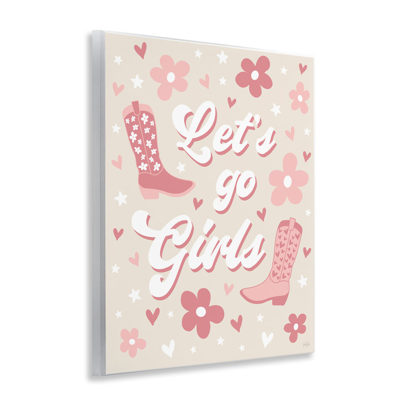 Art mural Groovy «Let Go Girls» par Natalie Carpentieri