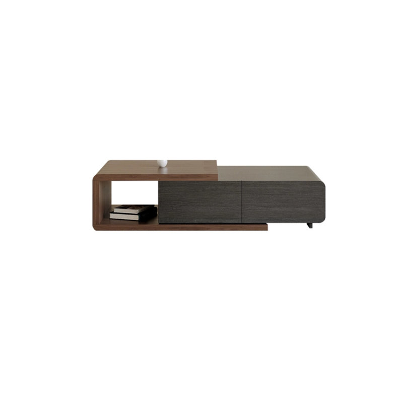 Table basse rétractable Modern, H 13,38 po x L 41,33 po x l 27,56 po