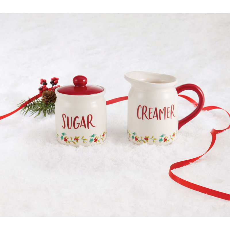 Pfaltzgraff Winterberry Sugar and Creamer Set