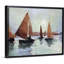 «Sunset Harbor I», peinture sur toile-4341100-4341101