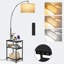 Lampe de table sur pied 75,98 "avec télécommande et prise de recharge USB-131275896