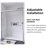 60 In. W X 72 In. H Double Sliding Semi-Frameless Shower Door-109069753