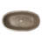Avalon NativeStone Concrete Freestanding Oval Soaking Bathtub-37742042-113449338
